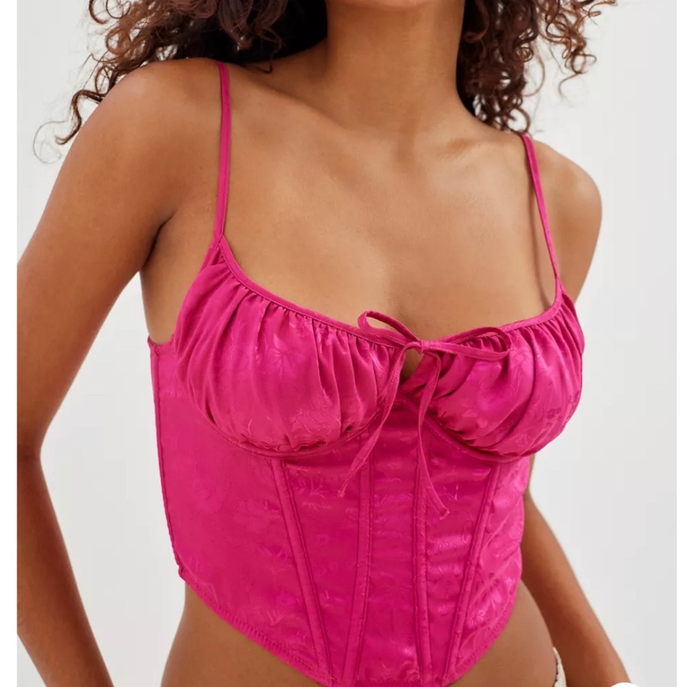 Urban outfitters Out From Under Devon Satin Corset